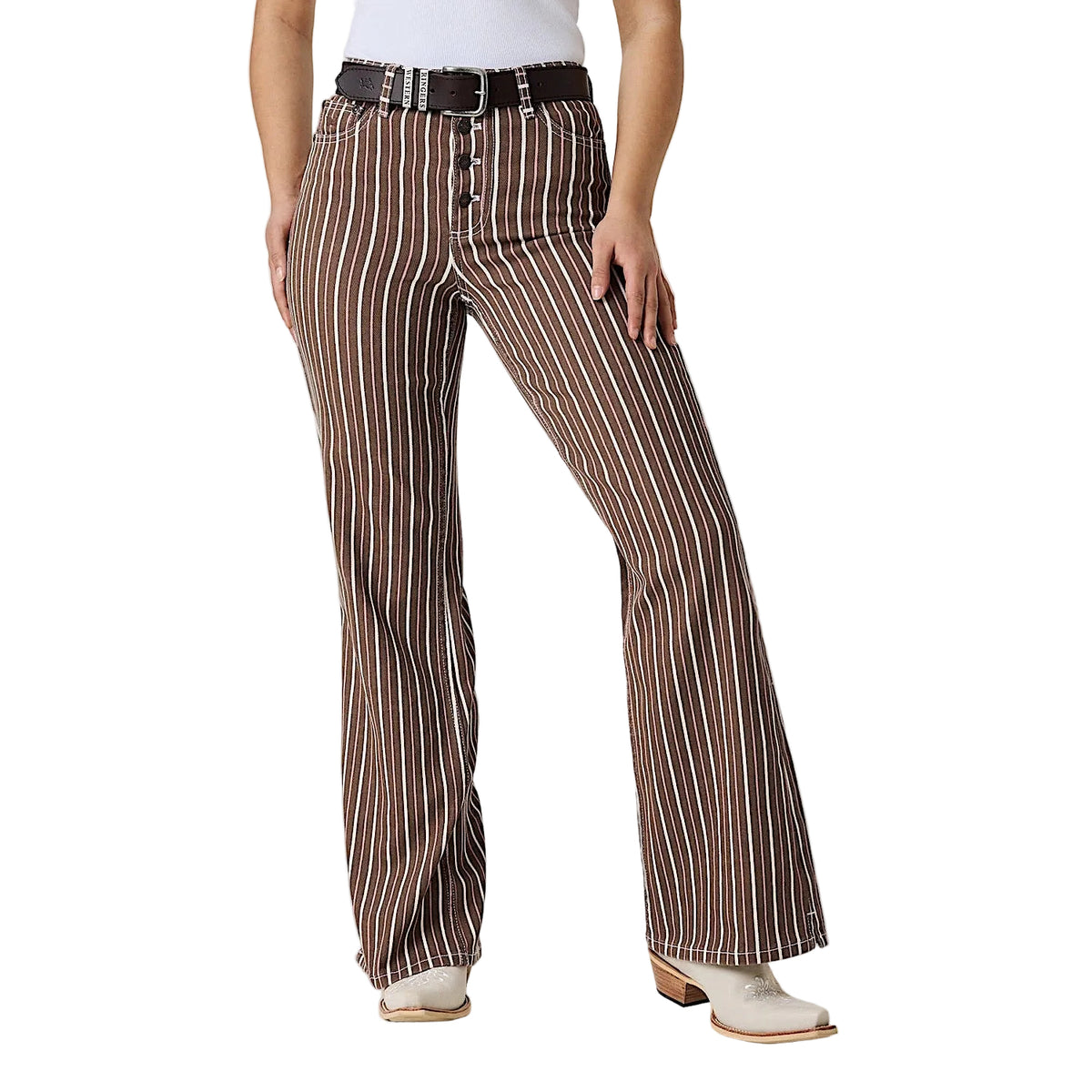Ringers Western Women's Tenika Striped Denim Jean - Country Stripe