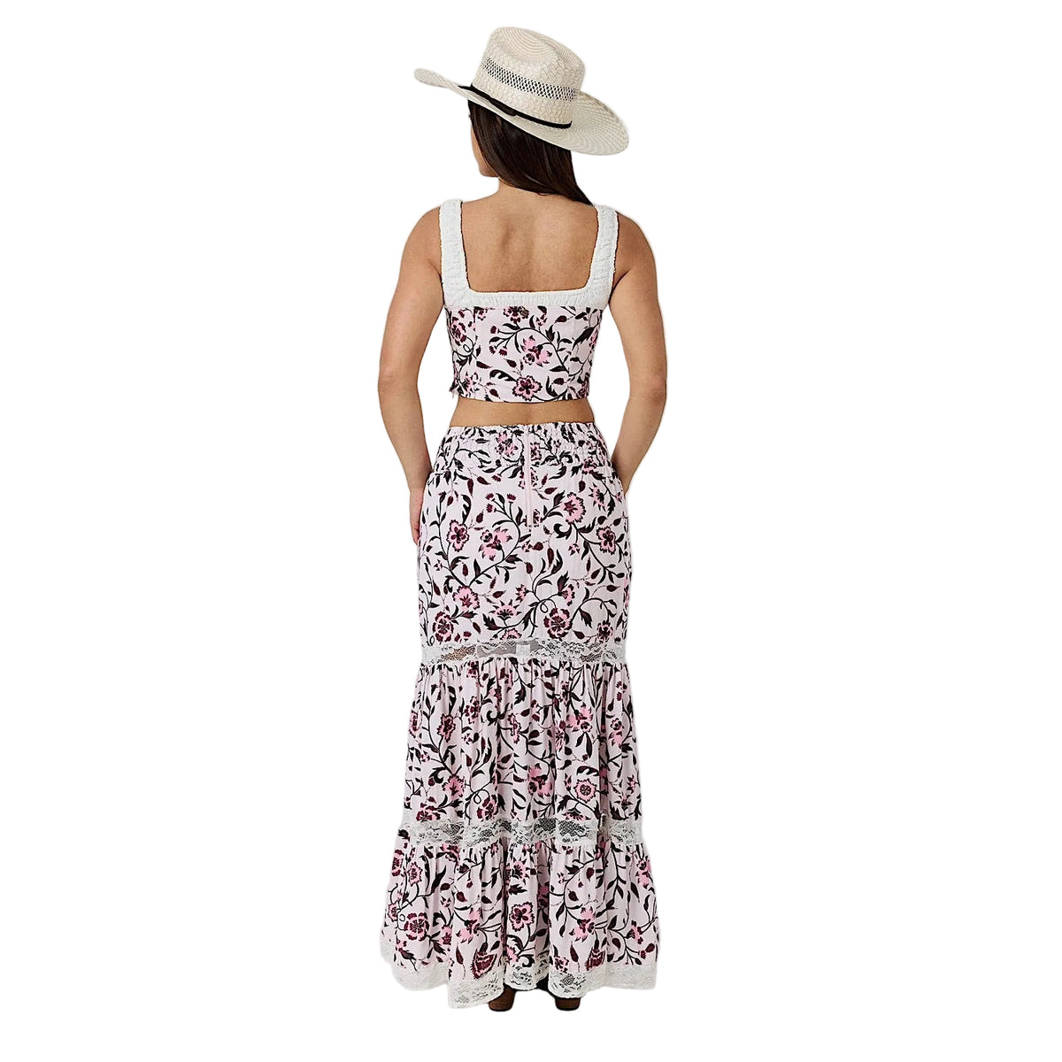 Ringers Western Women's Wild at Heart Maxi Skirt - Pink