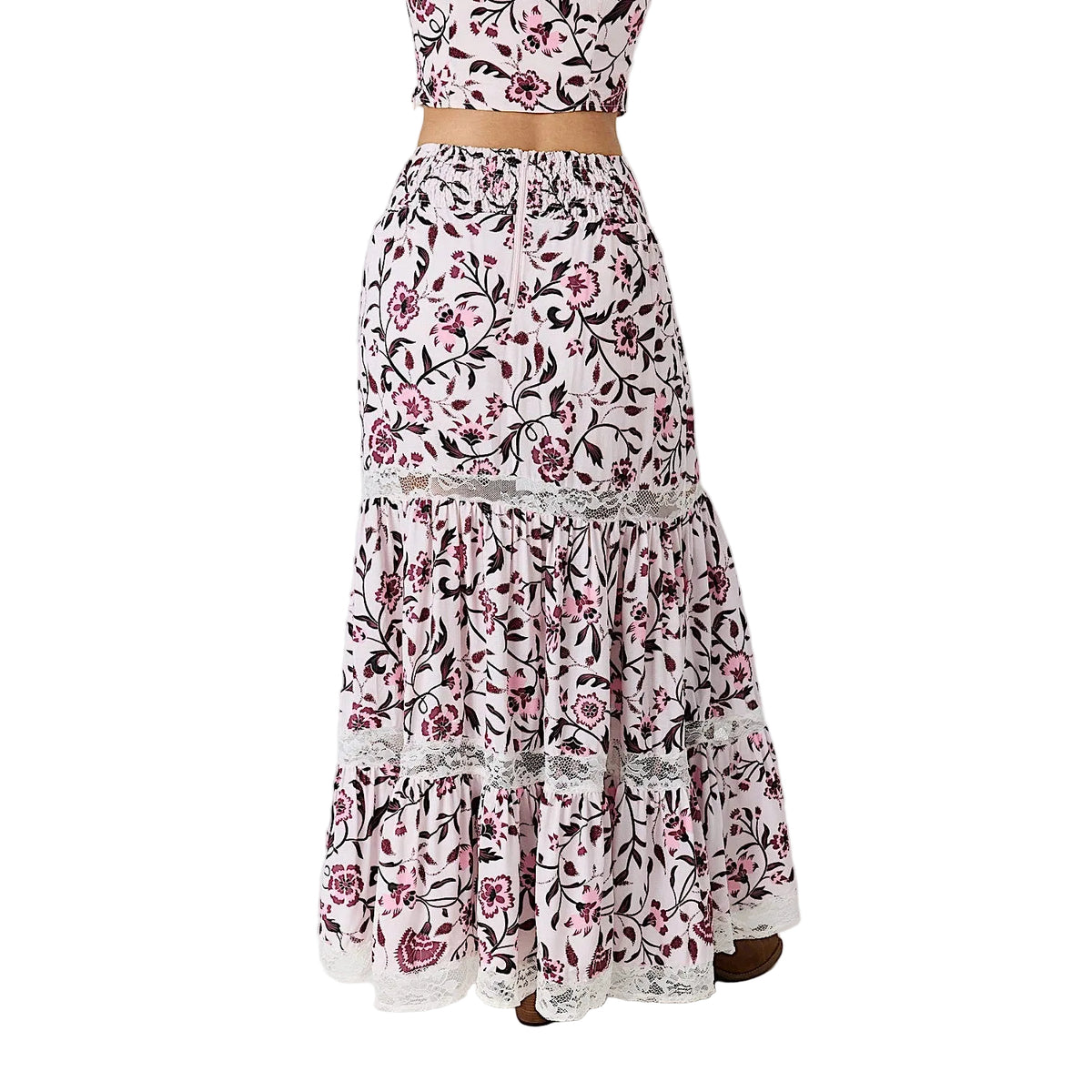 Ringers Western Women's Wild at Heart Maxi Skirt - Pink