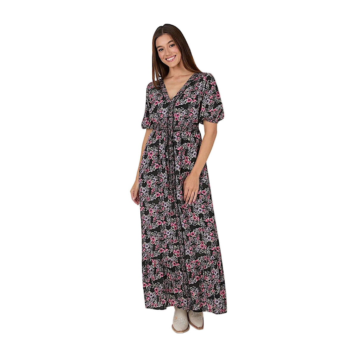 Ringers Western Women's Rosalind Maxi Dress - Charcoal