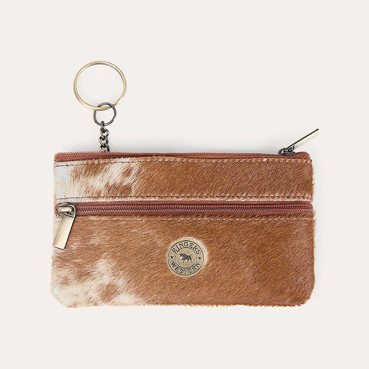 Ringers Western Toro Coin Purse - Off White/Brown