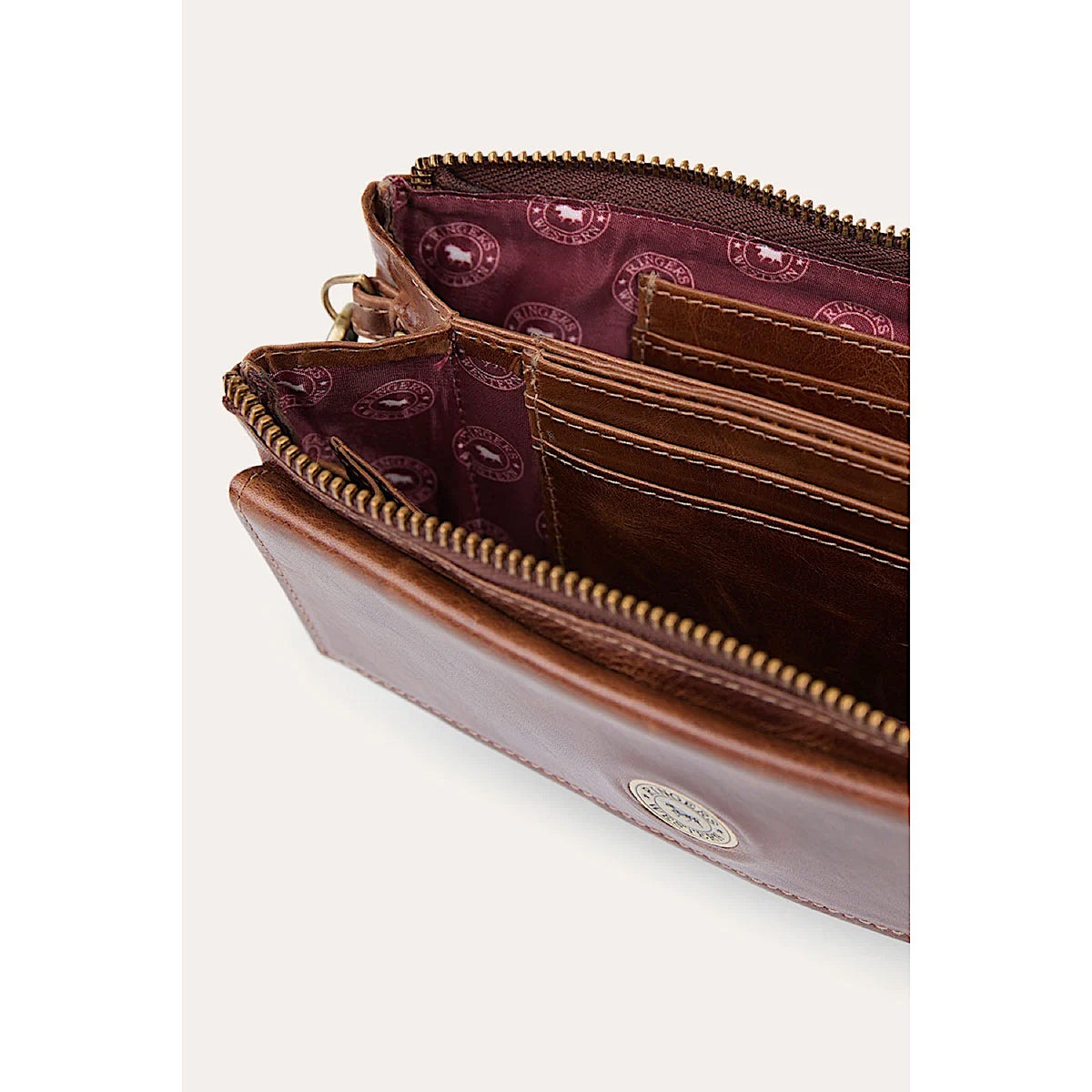 Ringers Western Toro Strap Purse - Cognac