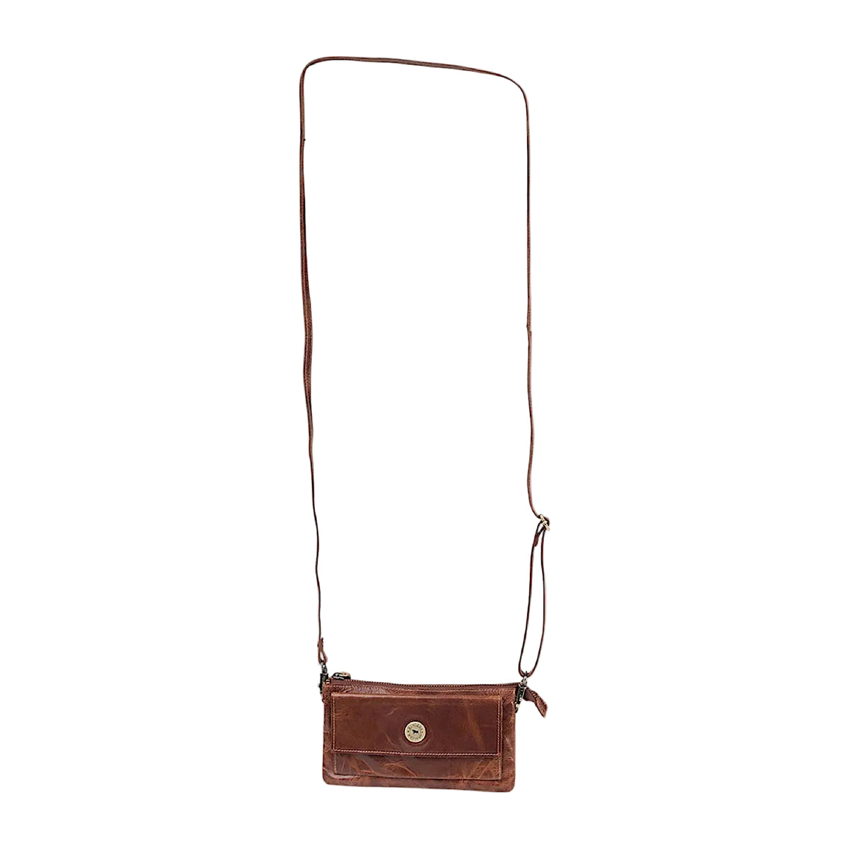 Ringers Western Toro Strap Purse - Cognac