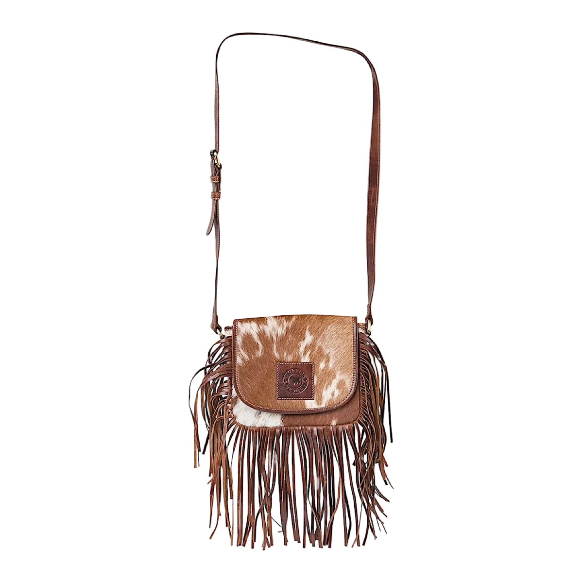 Ringers Western Toro Tassle Saddle Bag - Cognac/Brown