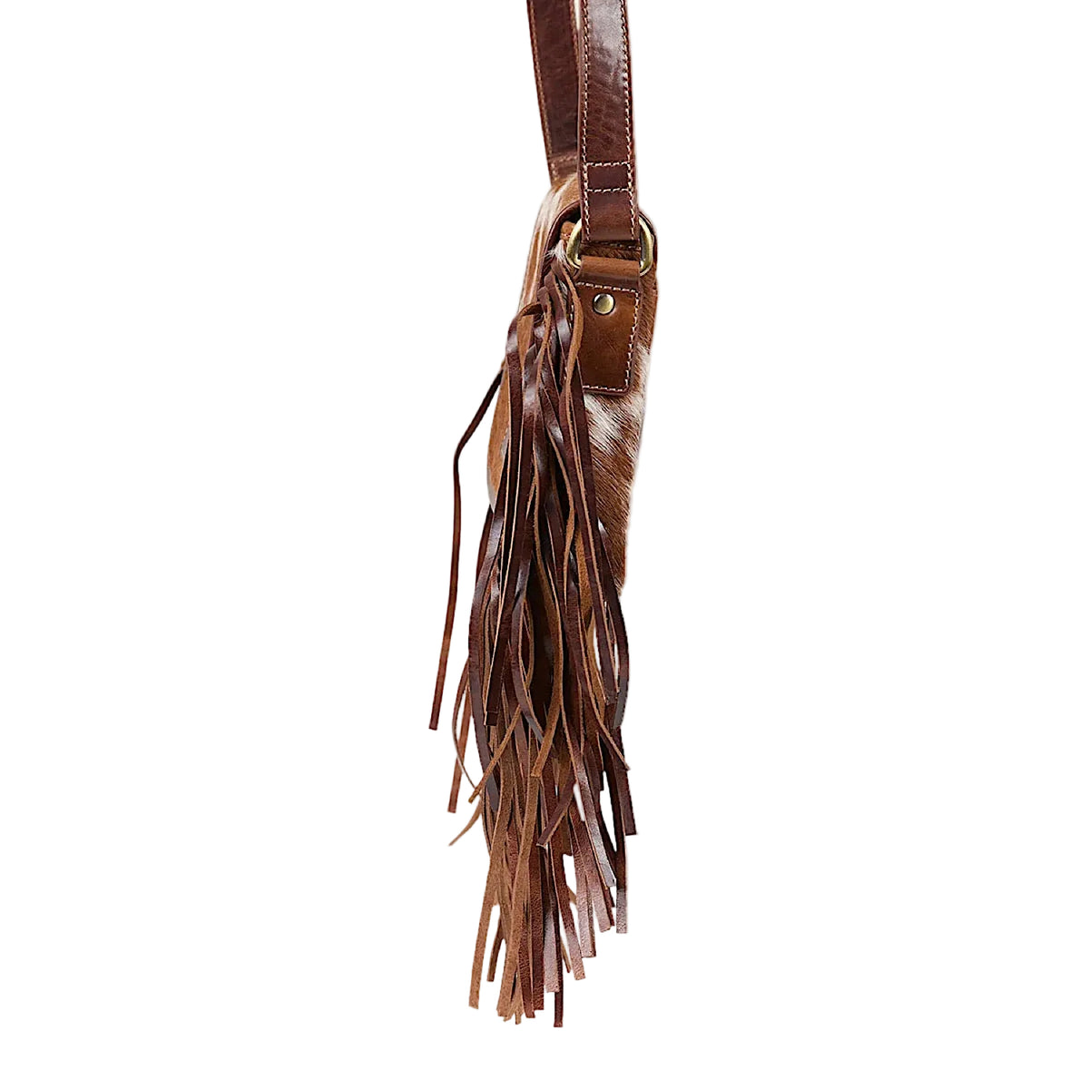 Ringers Western Toro Tassle Saddle Bag - Cognac/Brown