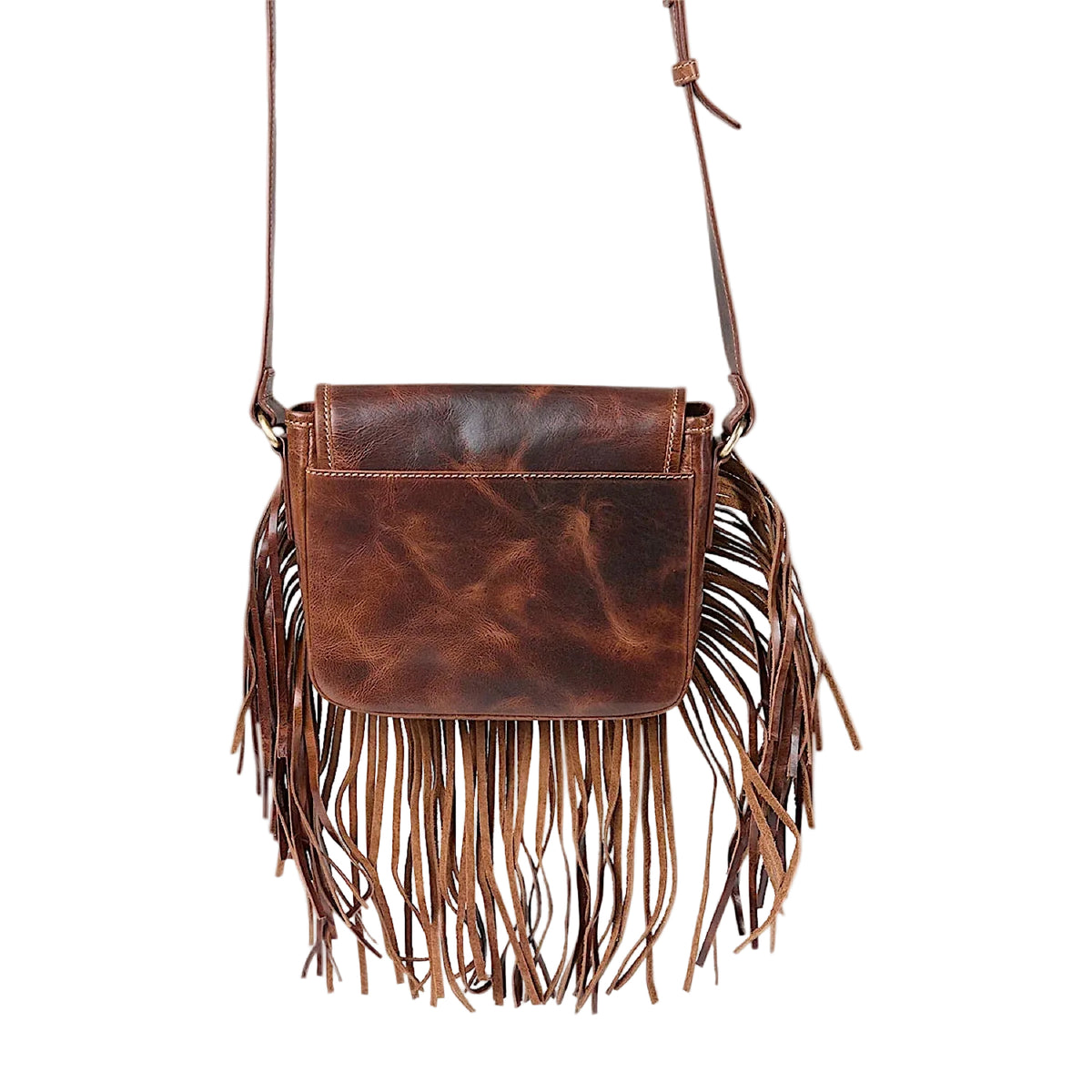 Ringers Western Toro Tassle Saddle Bag - Cognac