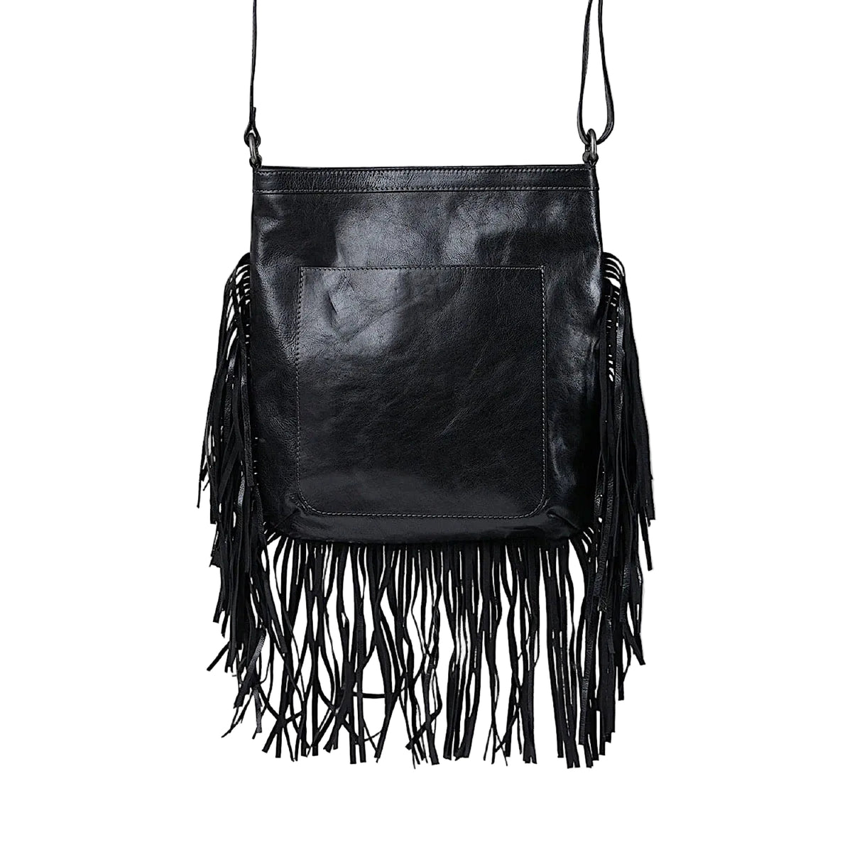 Ringers Western Toro Tassle Hand Bag - Black
