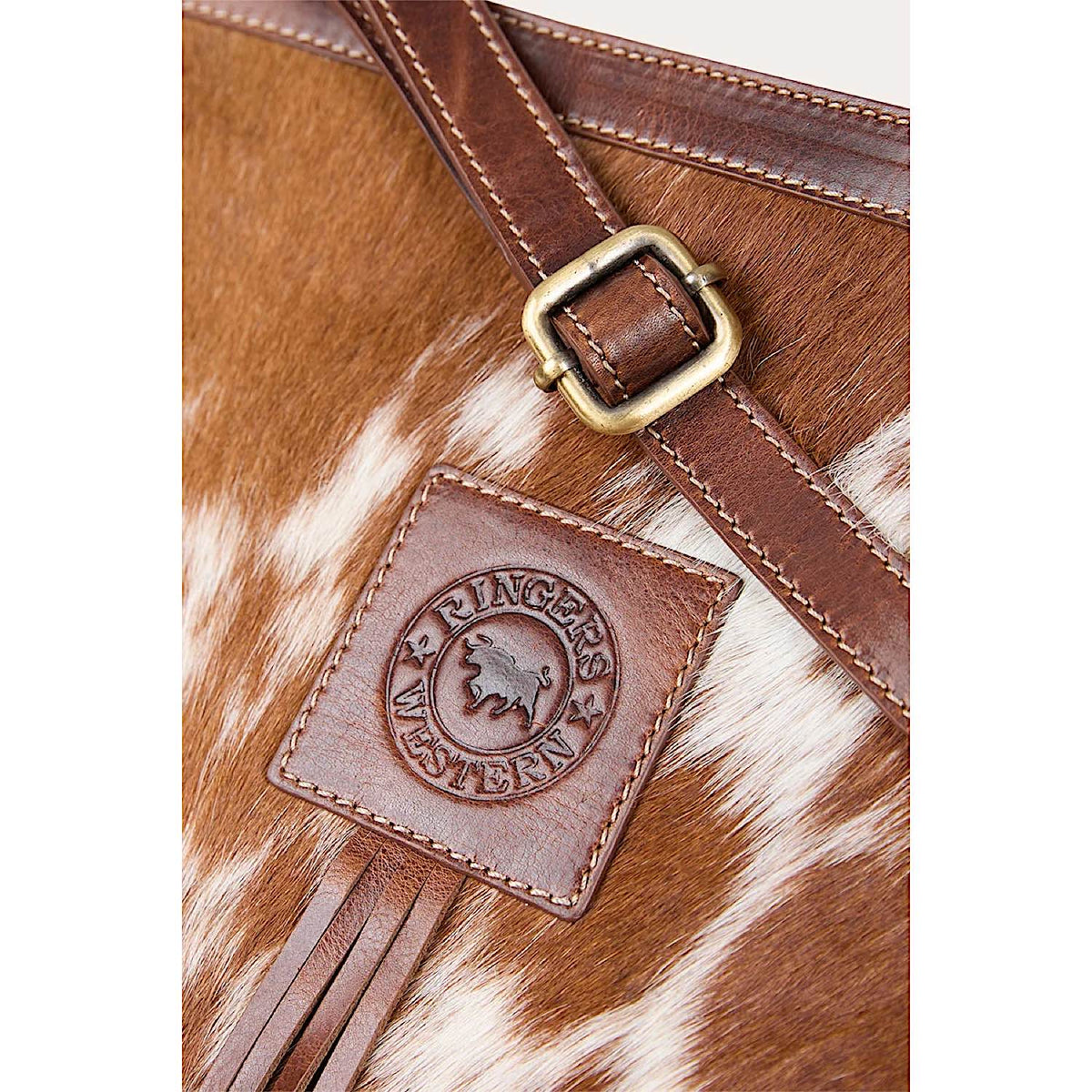 Ringers Western Toro Tassle Hand Bag - Cognac/Brown