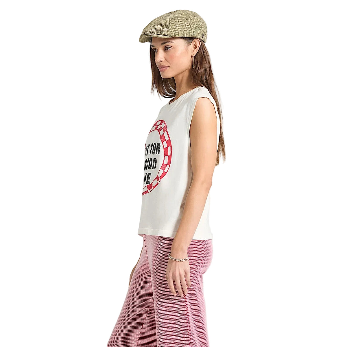 Brixton Women's Out For A Good Time Muscle Tank - Off White