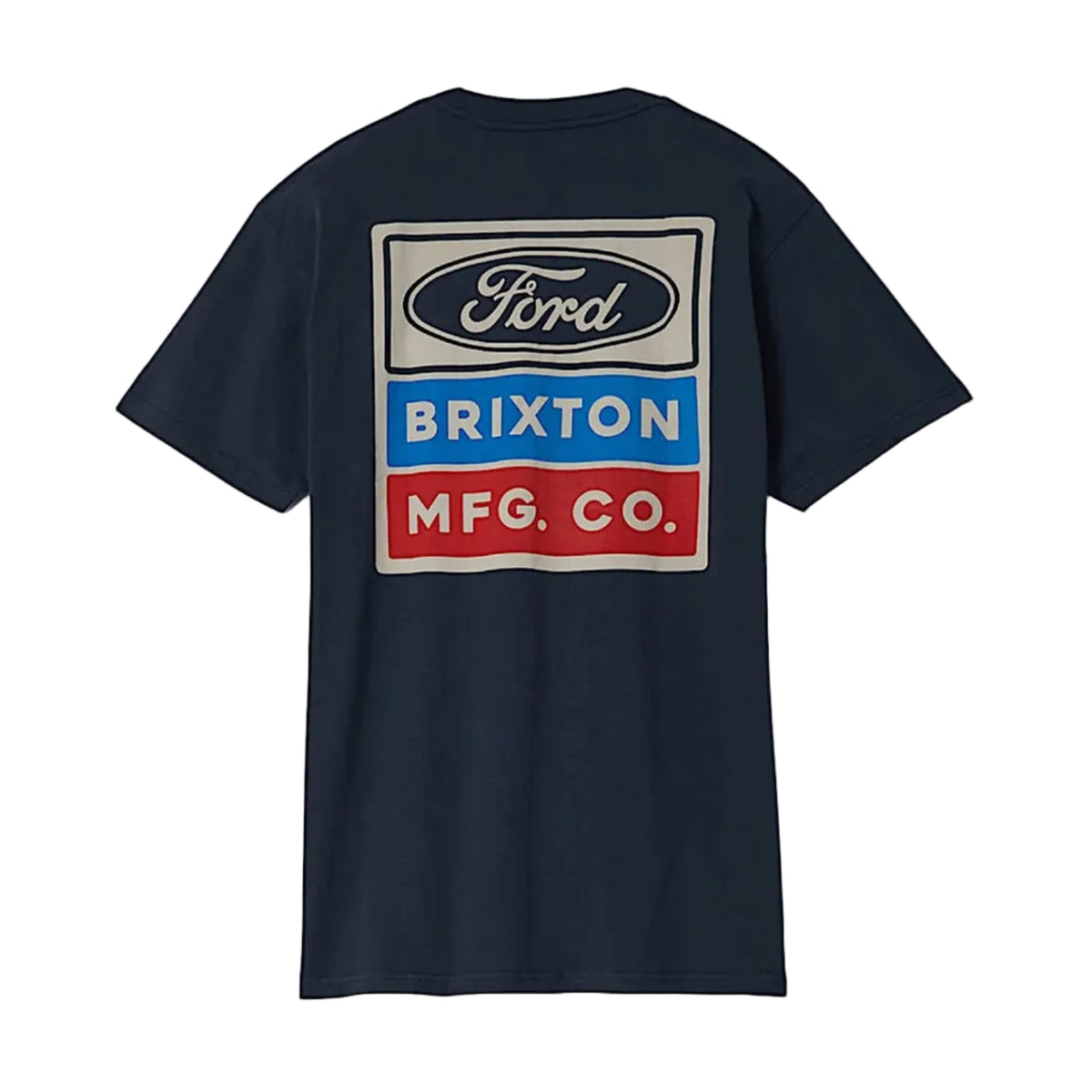 Brixton Men's Ford Service Dept Pocket Tee - American Navy