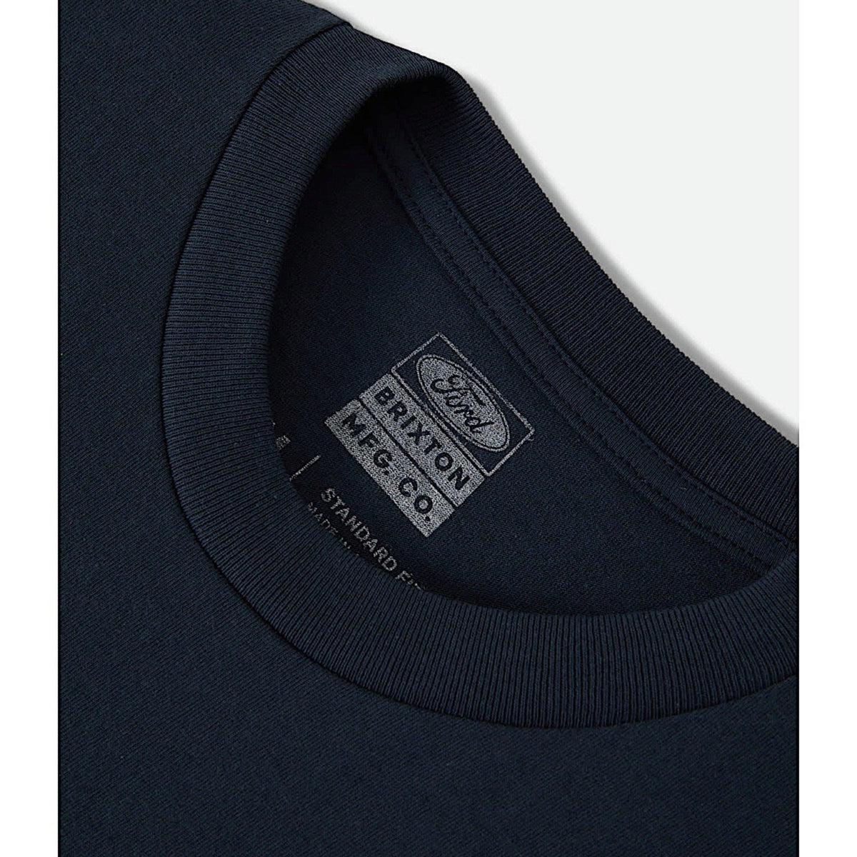 Brixton Men's Ford Service Dept Pocket Tee - American Navy