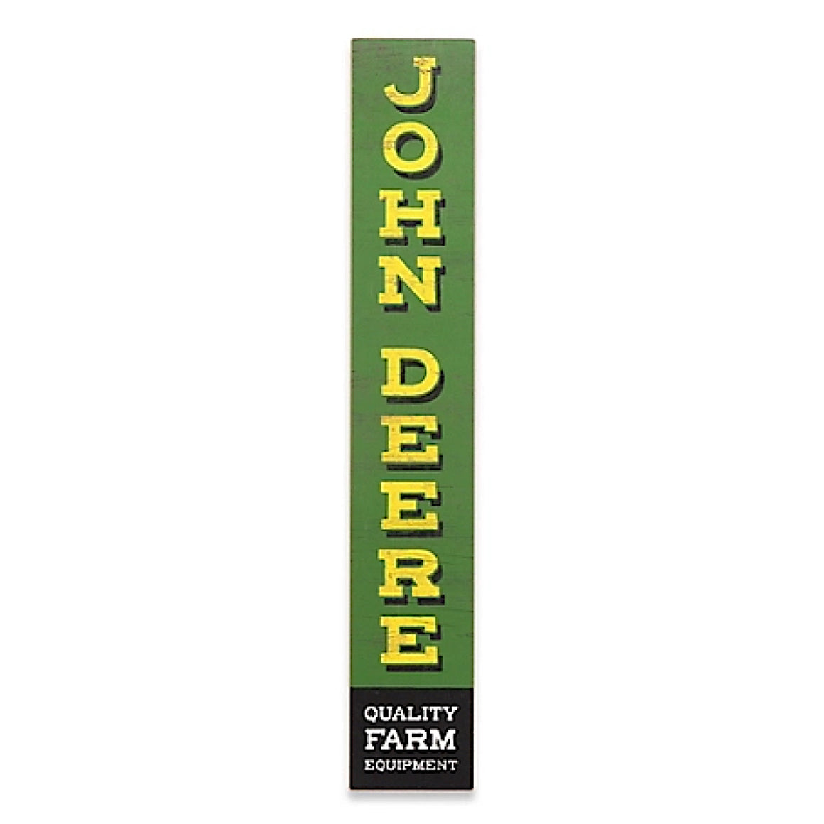 John Deere Vertical Quality Farm Equipment Rustic MDF Wall Decor Sign