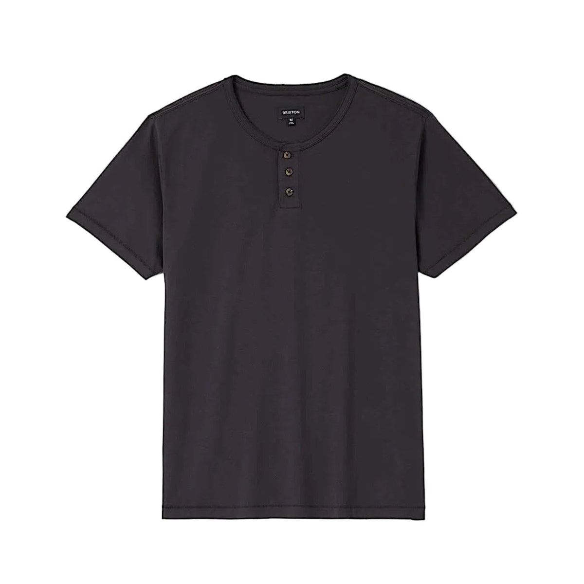 Brixton Men's Baseline Henley T-Shirt - Black