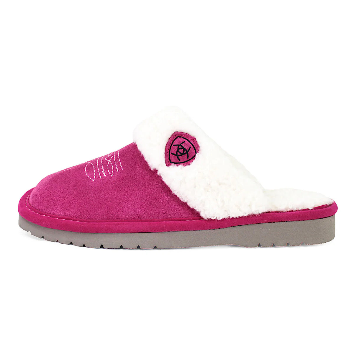 Ariat Womens Jackie Square Toe Slipper - Very Berry Pink
