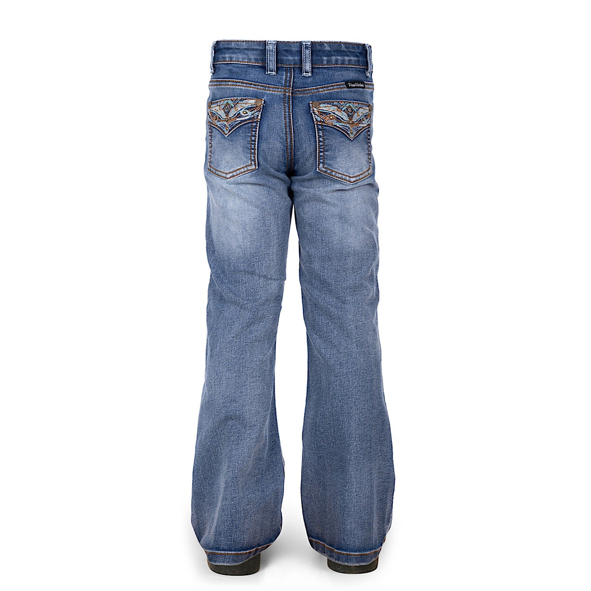 Pure Western Girl's Nina Boot Cut Jean-Moonshine