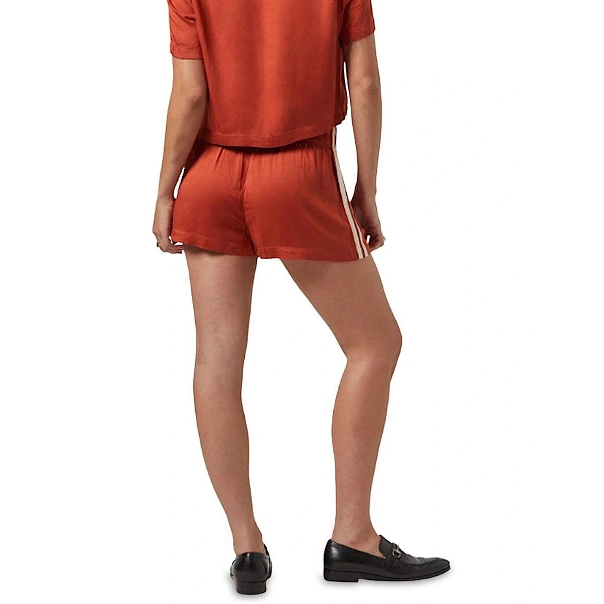 Brixton Women's Silky Boxer Short - Burnt Brick