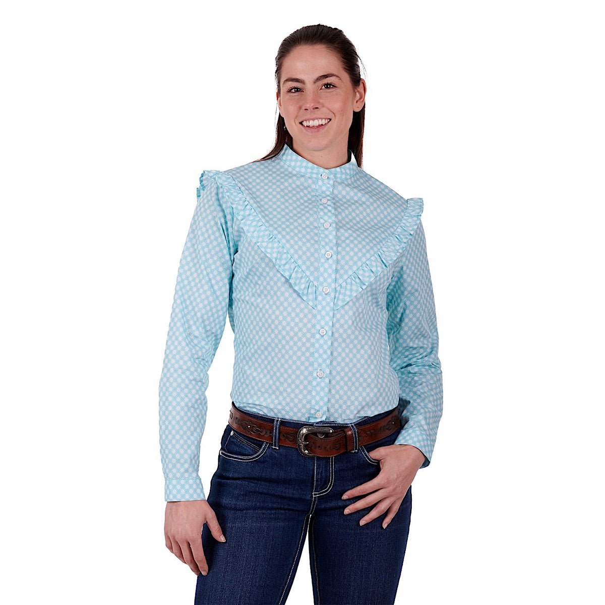 Wrangler Women's Paola Shirt Aqua