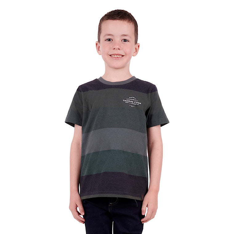 Thomas Cook Boys Spencer S/S Tee Green Marle