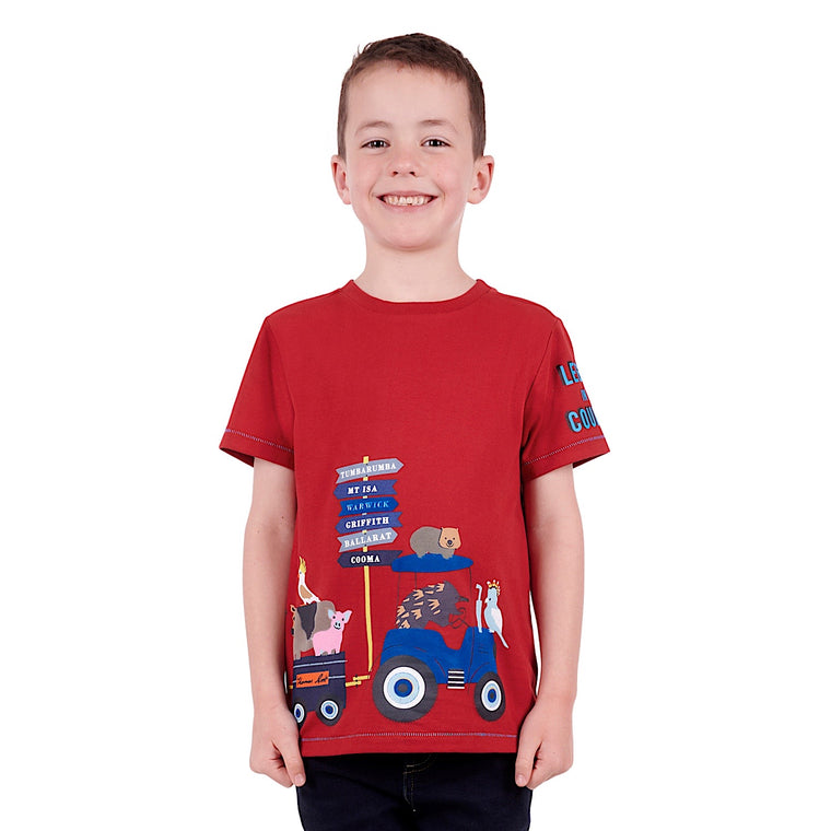 Thomas Cook Boys Travelling Farm S/S Tee Red