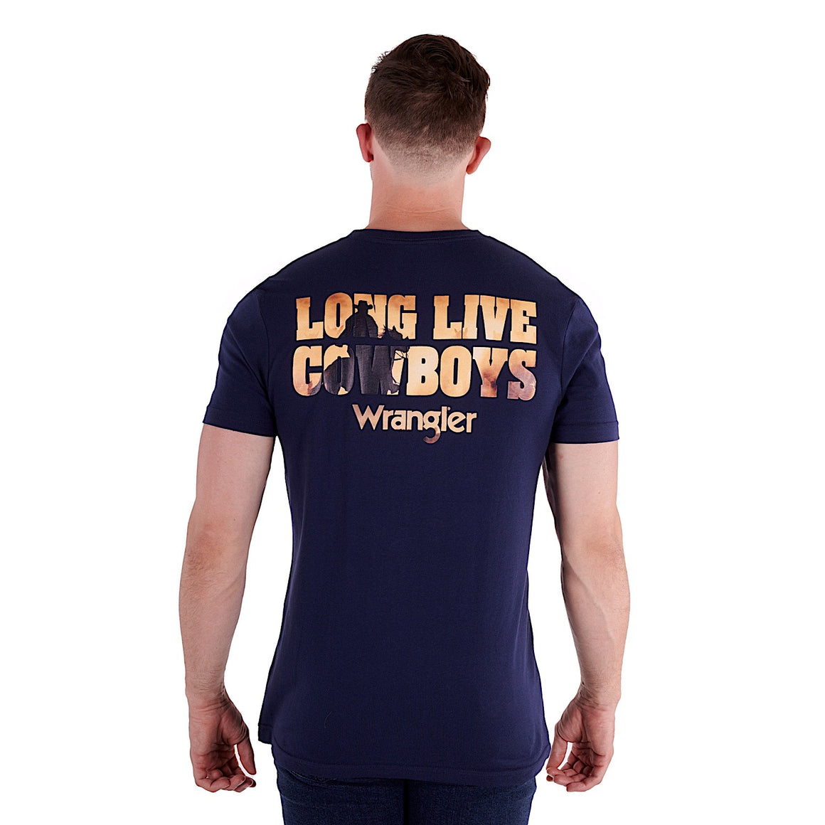 Wrangler Long Live Cowboys Graphic Tee Xs