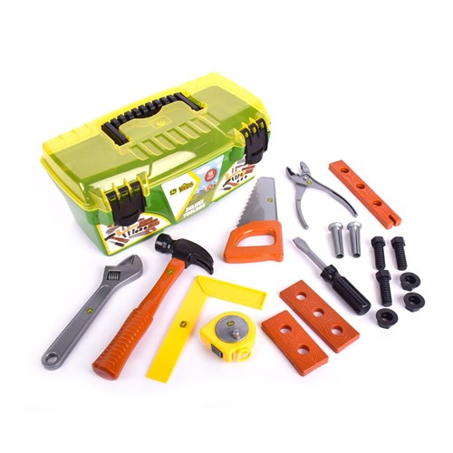John Deere Kid’s 18 Piece Deluxe Tool Box with Tools