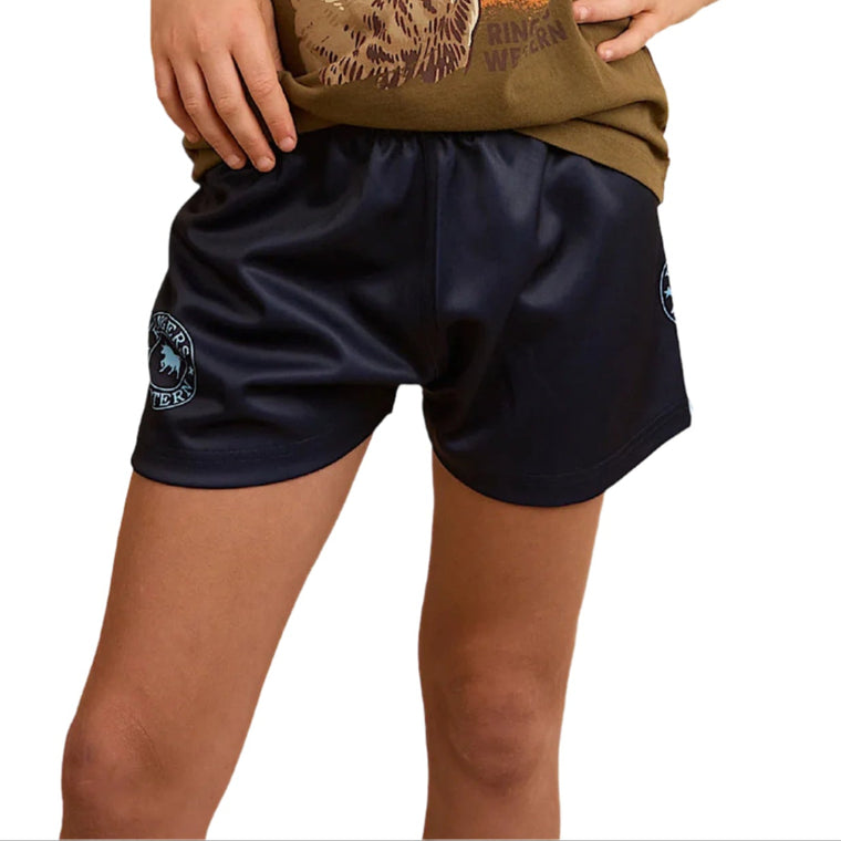 Ringers Western Kid's Footy Short - Navy