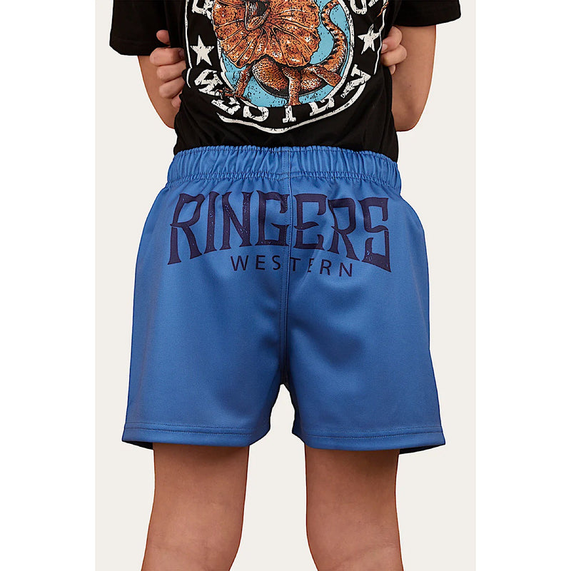 Ringers Western Kid’s Big Ringers Footy Short - Blue