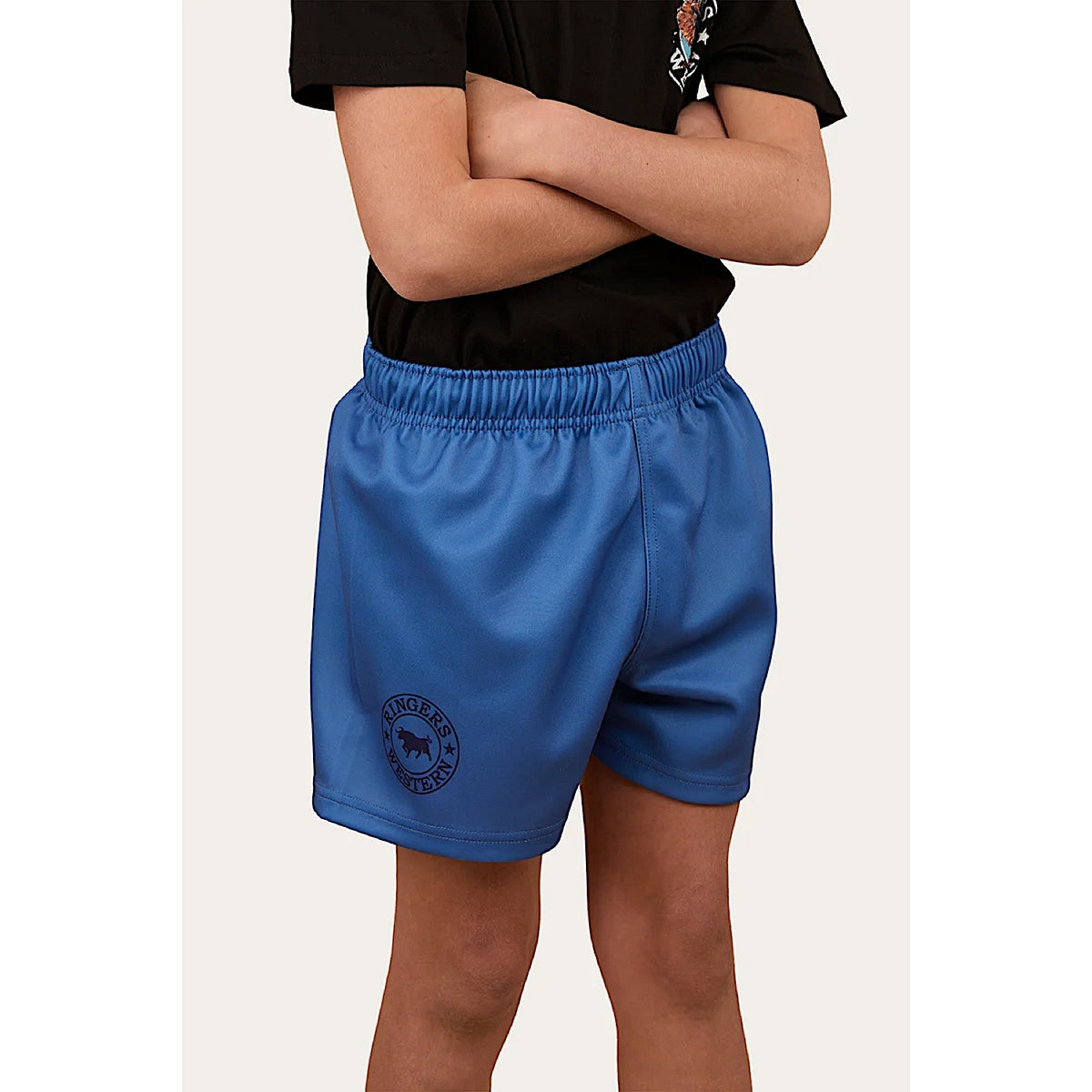Ringers Western Kid’s Big Ringers Footy Short - Blue