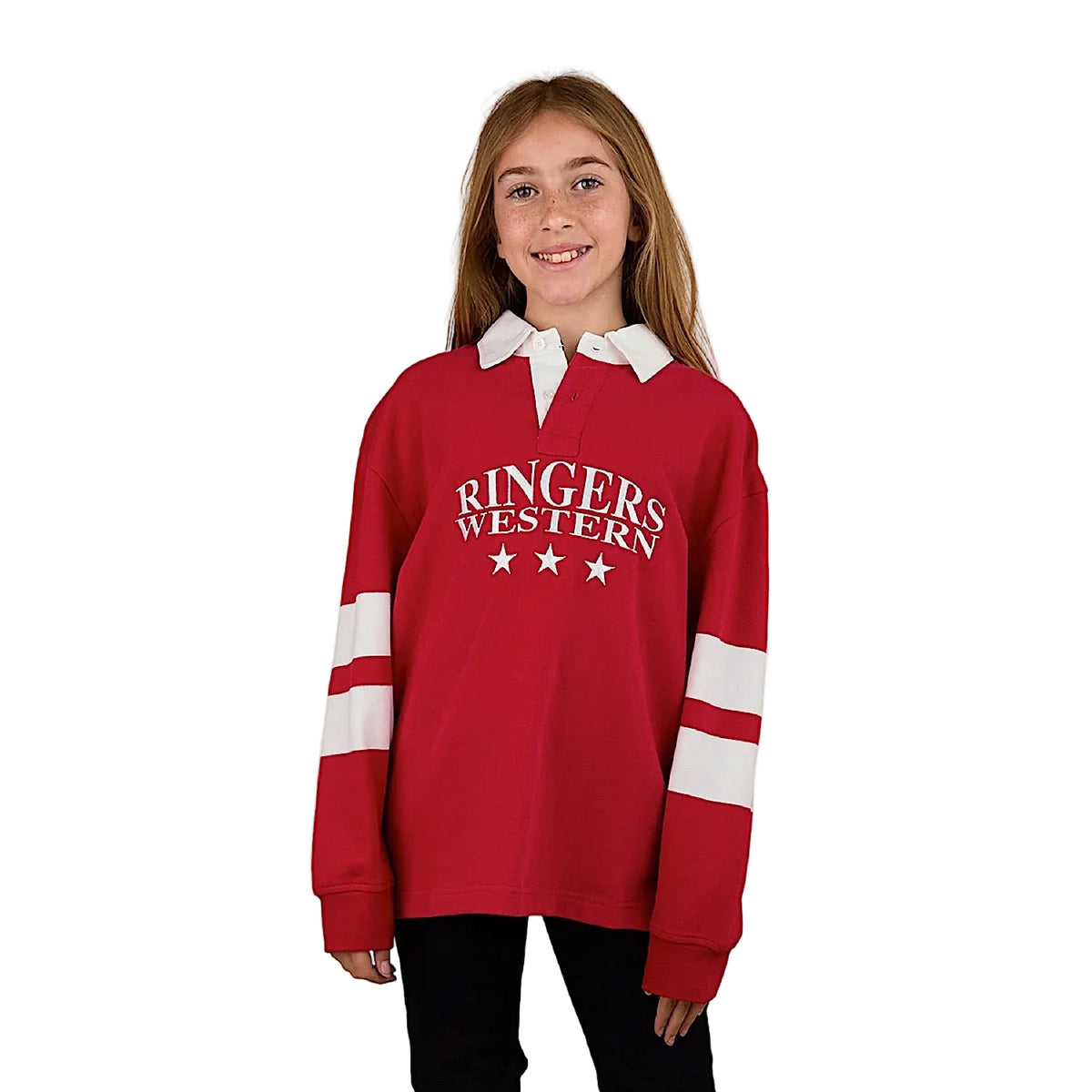 Ringers Western Kid’s Mascot Rugby - White/Red