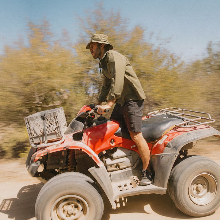 Brixton Men's Journey Utility Short - Black