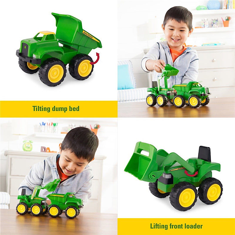 John Deere Kid’s 15cm Sand Pit Vehicles Assorted (2 styles)