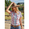 Pure Western Women's Brook Short Sleeve Shirt Pink