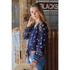 Pure Western Women's Amber Blouse Navy