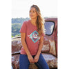 Pure Western Women's Juliet Tee Rose