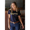 Pure Western Women's Frankie Tee Navy