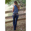 Pure Western Women's Ivy Relax Rider Jean 36L Midnight