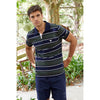 Pure Western Men's Carl Polo Navy/Green