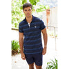 Pure Western Men's Chad Polo Indigo