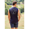 Pure Western Men's Fred Muscle Tank Navy