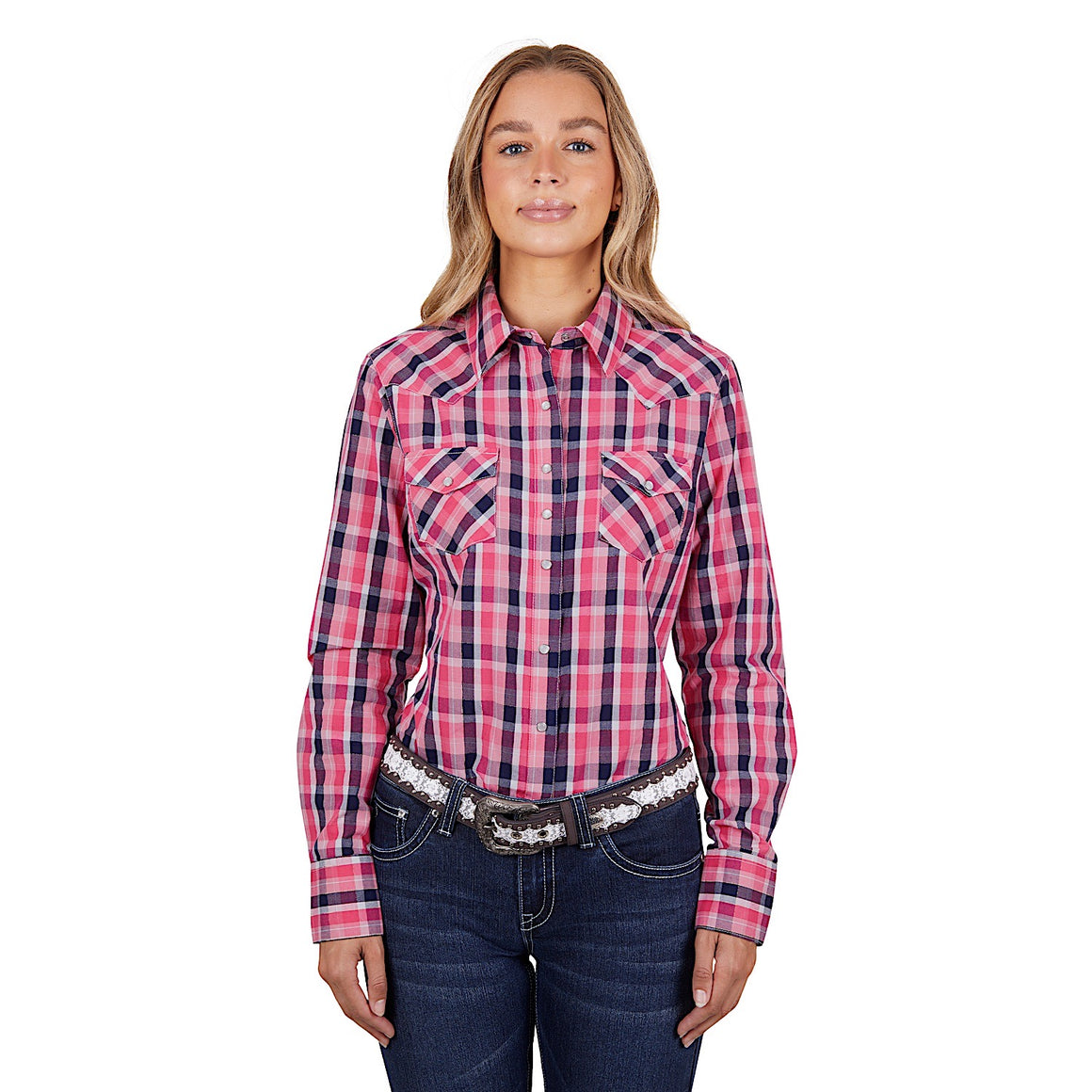 Pure Western Women's Lulu Shirt Coral