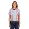 Pure Western Women's Brook Short Sleeve Shirt Pink