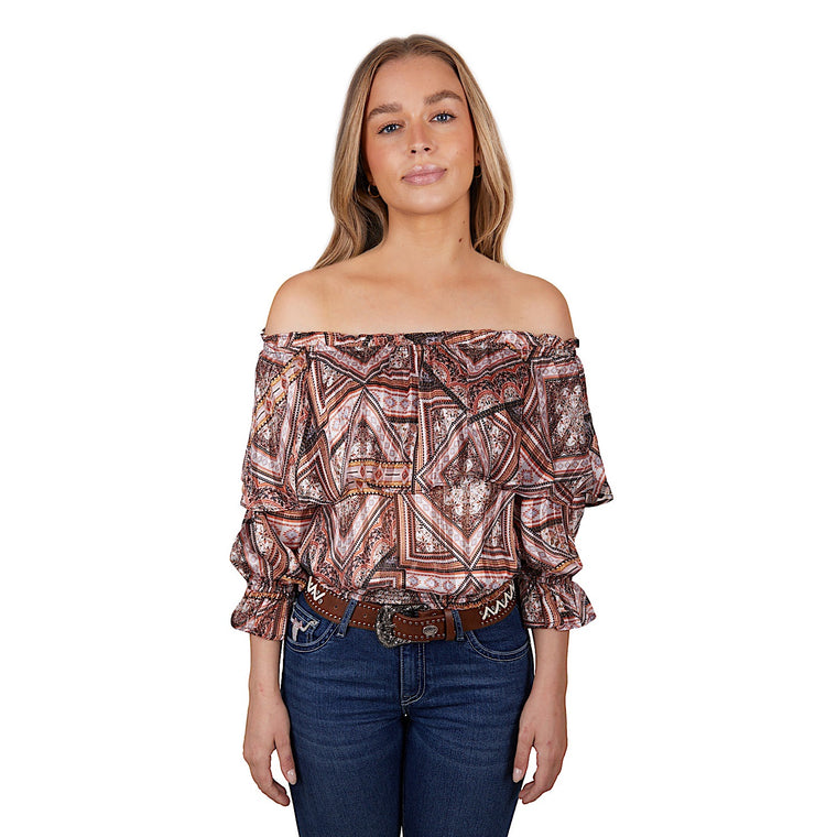 Pure Western Women's Stevie Blouse Multi