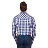 Pure Western Men's Alec Shirt Navy/Red