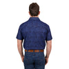 Pure Western Men's Drew Short Sleeve Shirt Denim