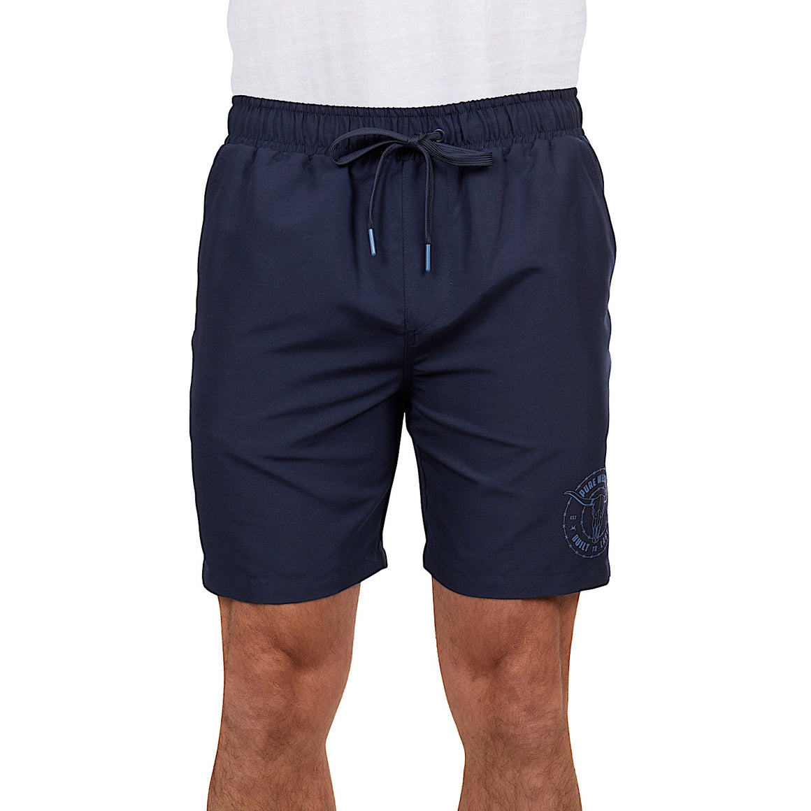 Pure Western Men's Walker Boardshort Navy