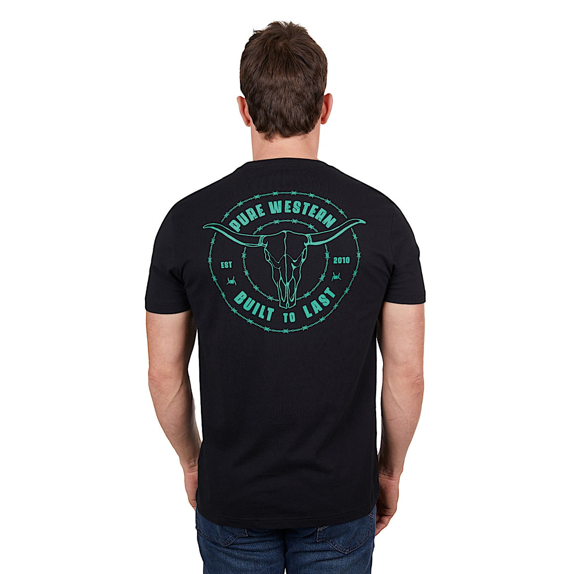 Pure Western Men's Walker Tee Black