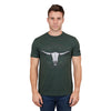 Pure Western Men's Enzo Tee Green Marle