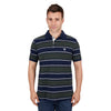 Pure Western Men's Carl Polo Navy/Green