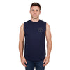 Pure Western Men's Fred Muscle Tank Navy