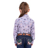 Pure Western Girl's Mavis Shirt Navy